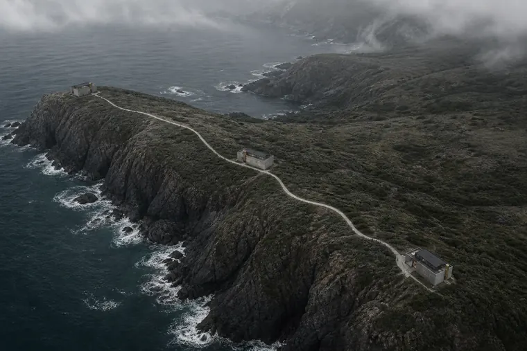Aldern Point and the Sablecoast from the air