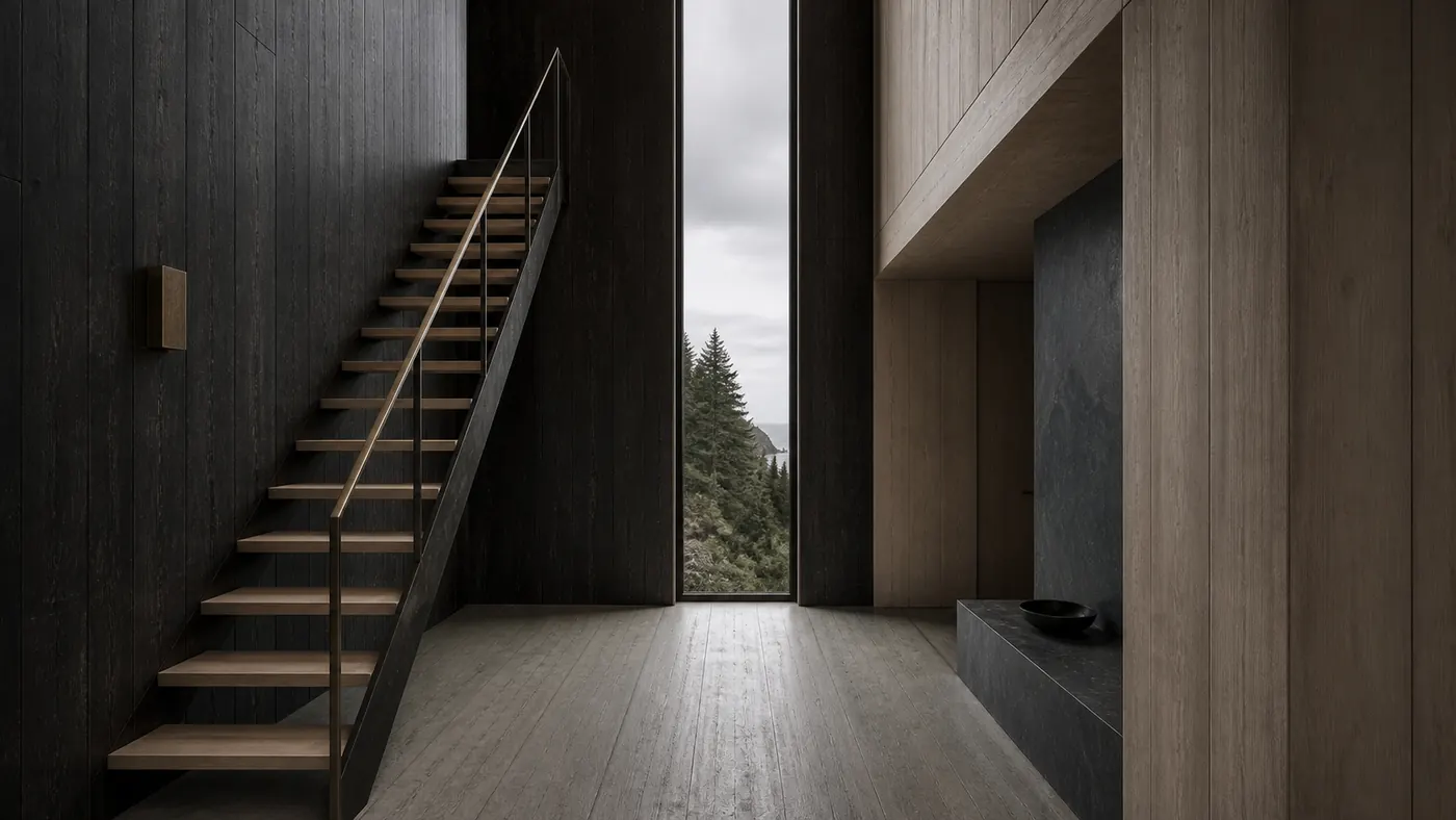 The Longhouse, interior rendering